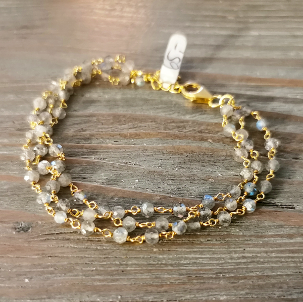 Armkette dreifach Gold