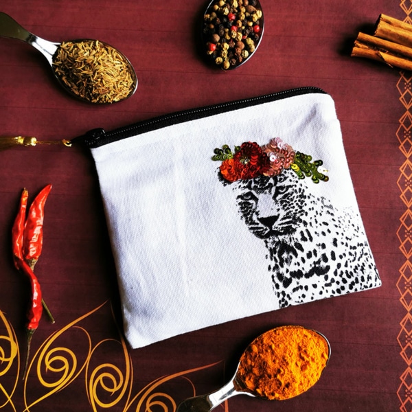 Kosmetiktasche Leopard