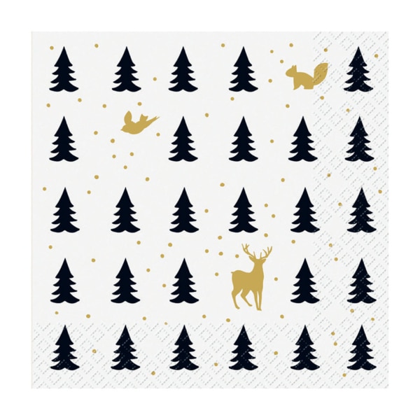 Servietten Weihnachtswald