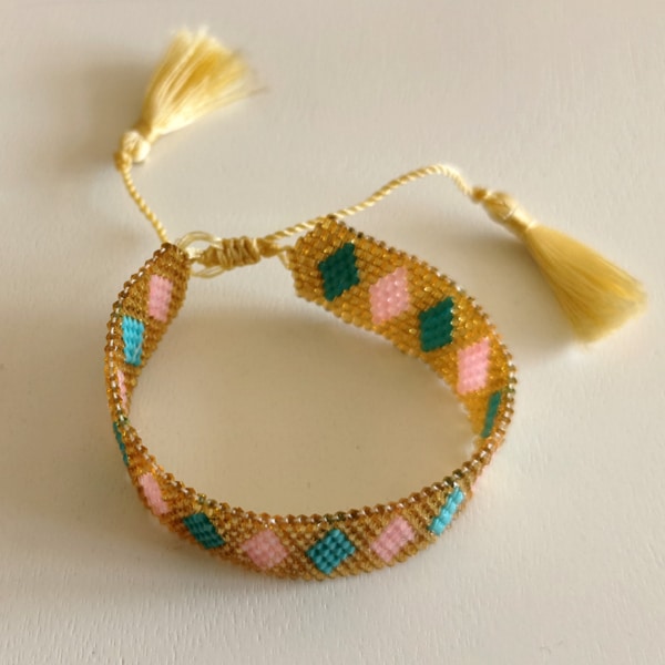 Armband Goldperlen – Bild 2