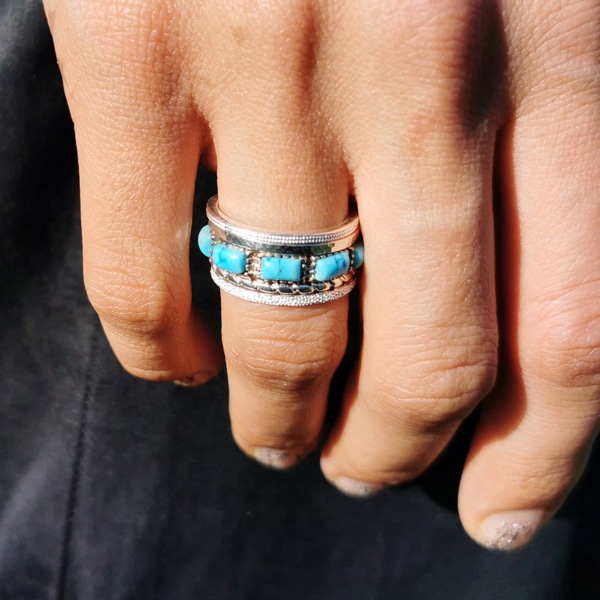 Ring 5-fach Silber – Bild 2