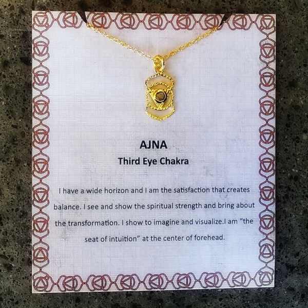 Chakra Ketten Gold – Bild 3