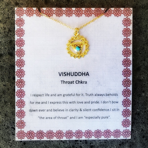 Chakra Ketten Gold – Bild 4