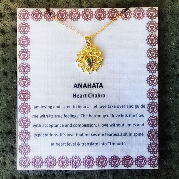 Chakra Ketten Gold – Bild 5