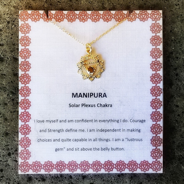 Chakra Ketten Gold – Bild 6
