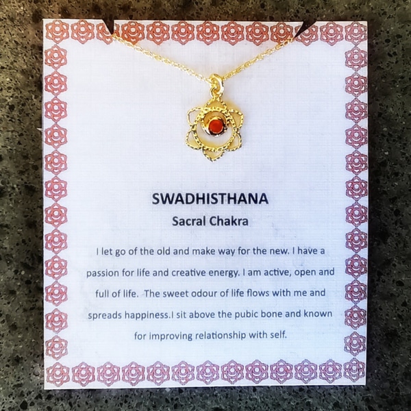 Chakra Ketten Gold – Bild 7