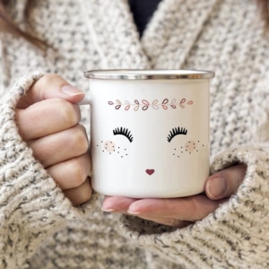 Emaille Tasse