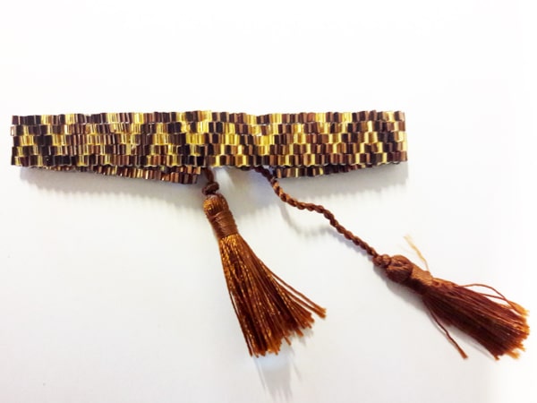 Armband Goldperlen – Bild 4