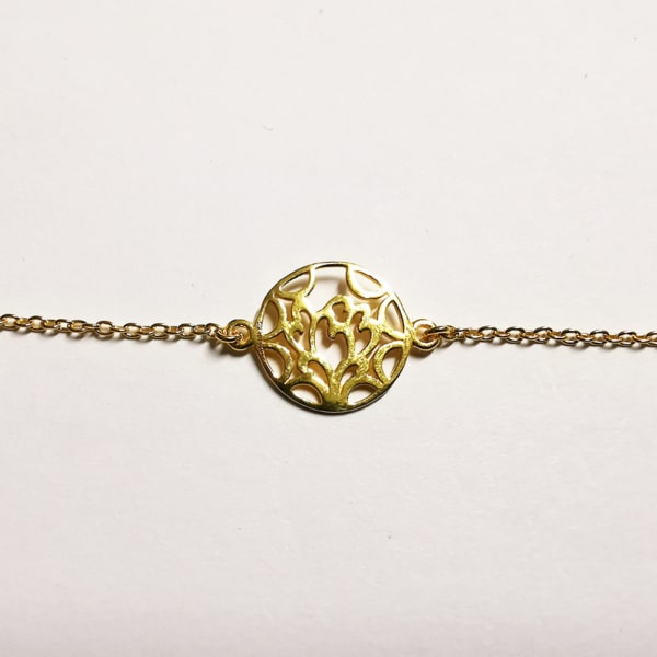 Armkette Lotusblüte Gold
