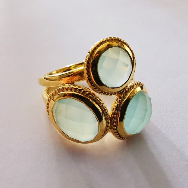Ring drei Steine – Bild 3