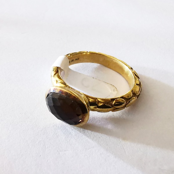Ring gemustert oval