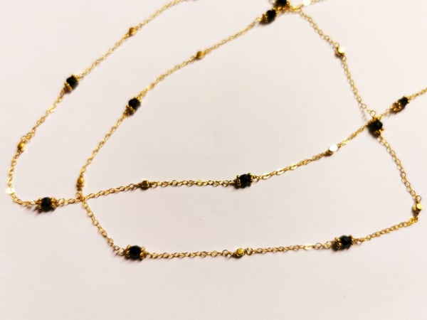 Kette Onyx lang