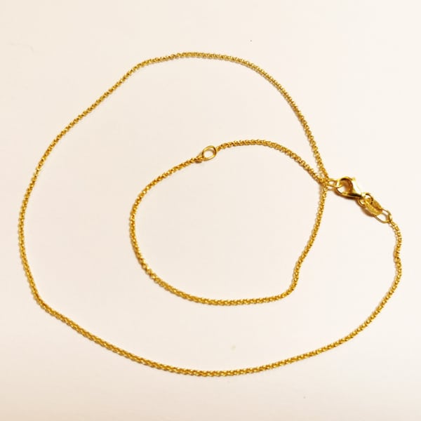 Kette feine Glieder Gold