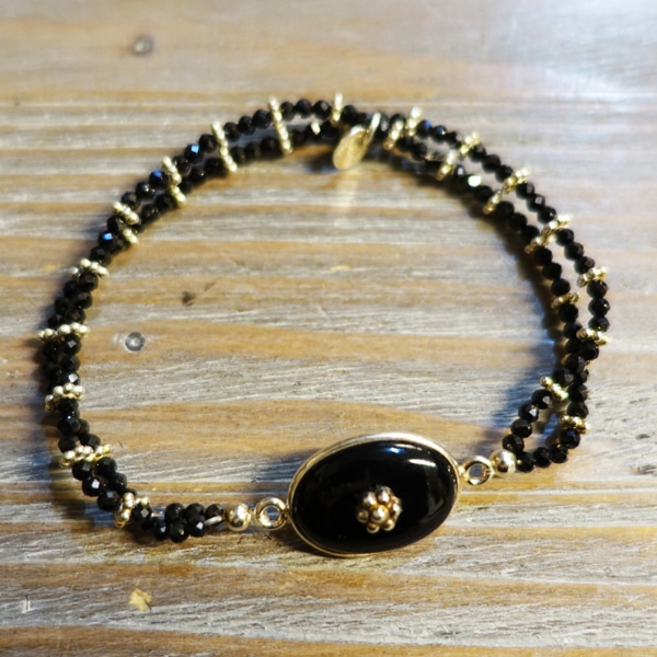 Bracelet mit ovalem Stein – Bild 2