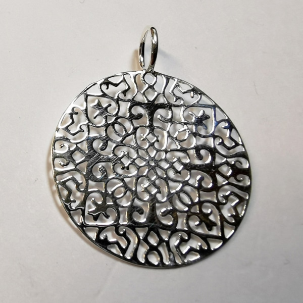 Halsanhänger filigran Silber