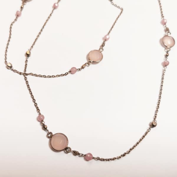 Kette lang Steine rund – Bild 2