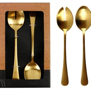 Salatbesteck Gold