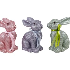 Hase Glitzer Pastell