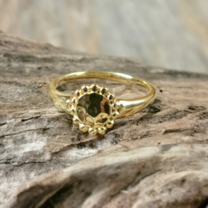 Ring Münze fein Gold