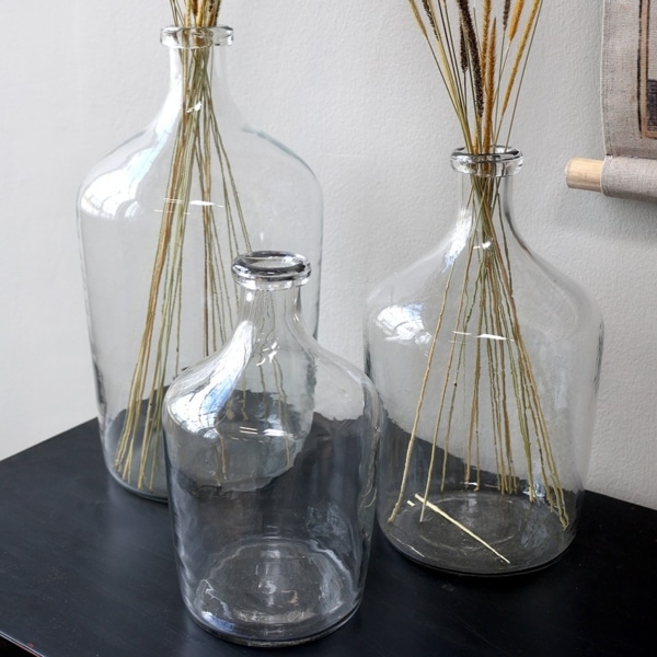 Glasflasche Vase