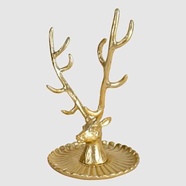 Schmuckhalter Hirsch Gold