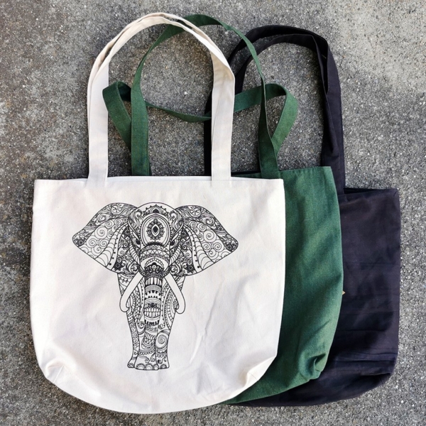 Stofftasche Elefant