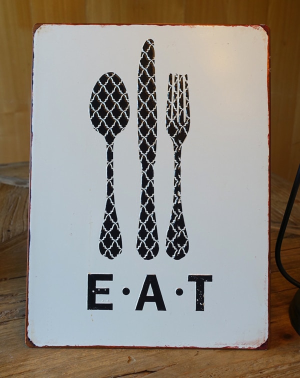 Schild EAT