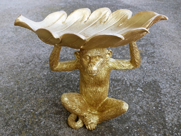 Affe mit Blatt – Bild 2