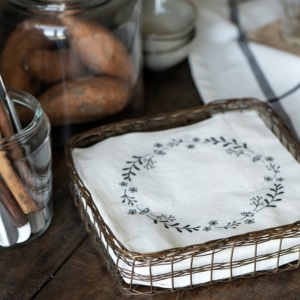 Servietten Blumenkranz