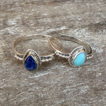 Ring fein Tropf Silber