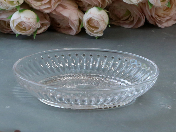 Seifenschale oval Glas
