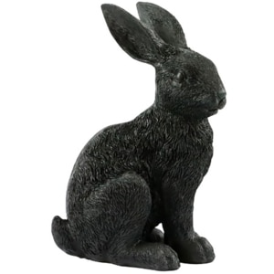 Hase schwarz gross