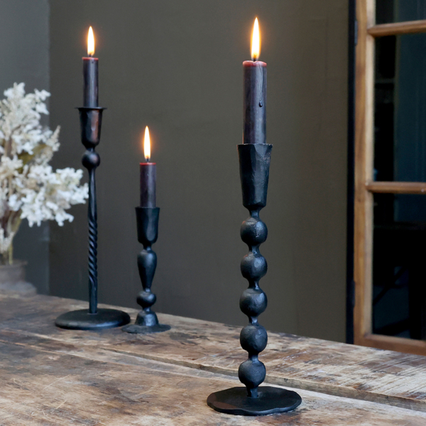 Kerzenständer Metall schwarz – Bild 3