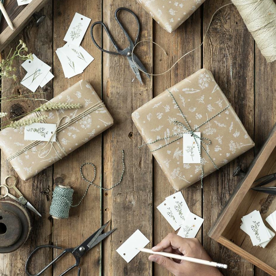 Geschenkanhänger Set Blumen – Bild 2