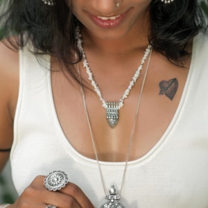 Kette mit Spitze Ethno