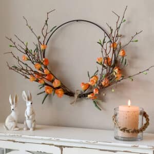 Blumenkranz Pfirsich