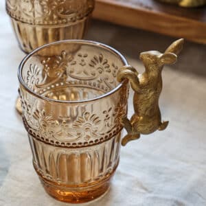 Hasenanhänger für Glas