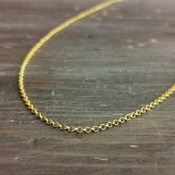 Kette runde Glieder Gold