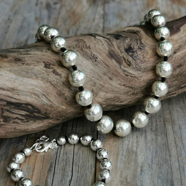 Kette Kugeln Silber