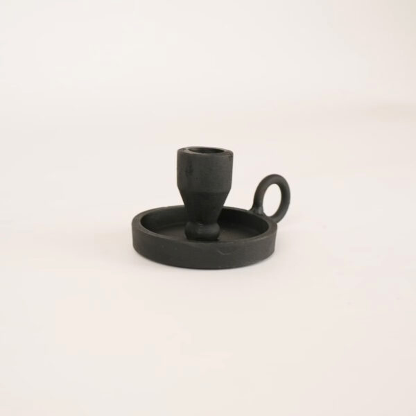 Kerzenhalter schwarz – Bild 2