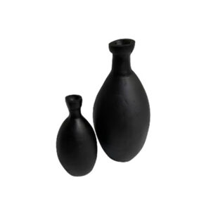 Ballonvase schwarz