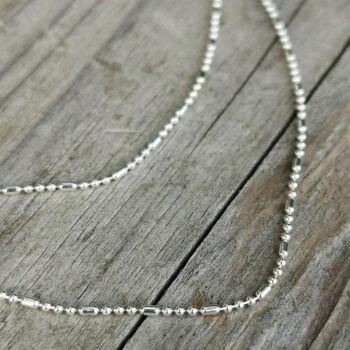 feine Kette Silber