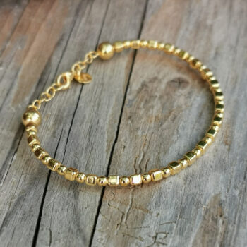 Armreif mit Elementen Gold