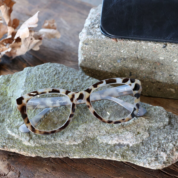 Lesebrille mit Leoparddenmuster – Bild 2