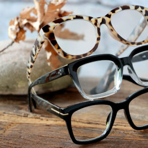 Lesebrille mit Leoparddenmuster