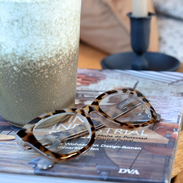 Lesebrille mit Leoparddenmuster – Bild 3