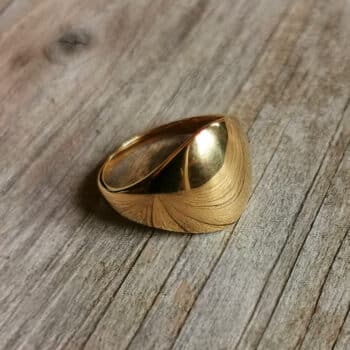Ring flach Gold