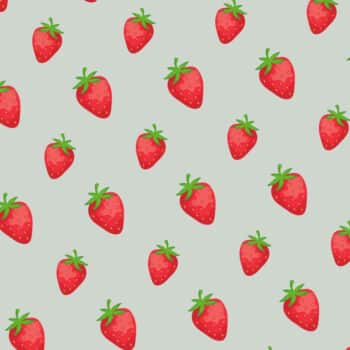 Servietten Erdbeeren