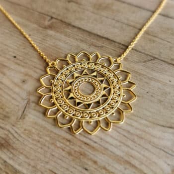 Kette Mandala Gold