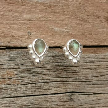 Ohrstecker Drops Silber